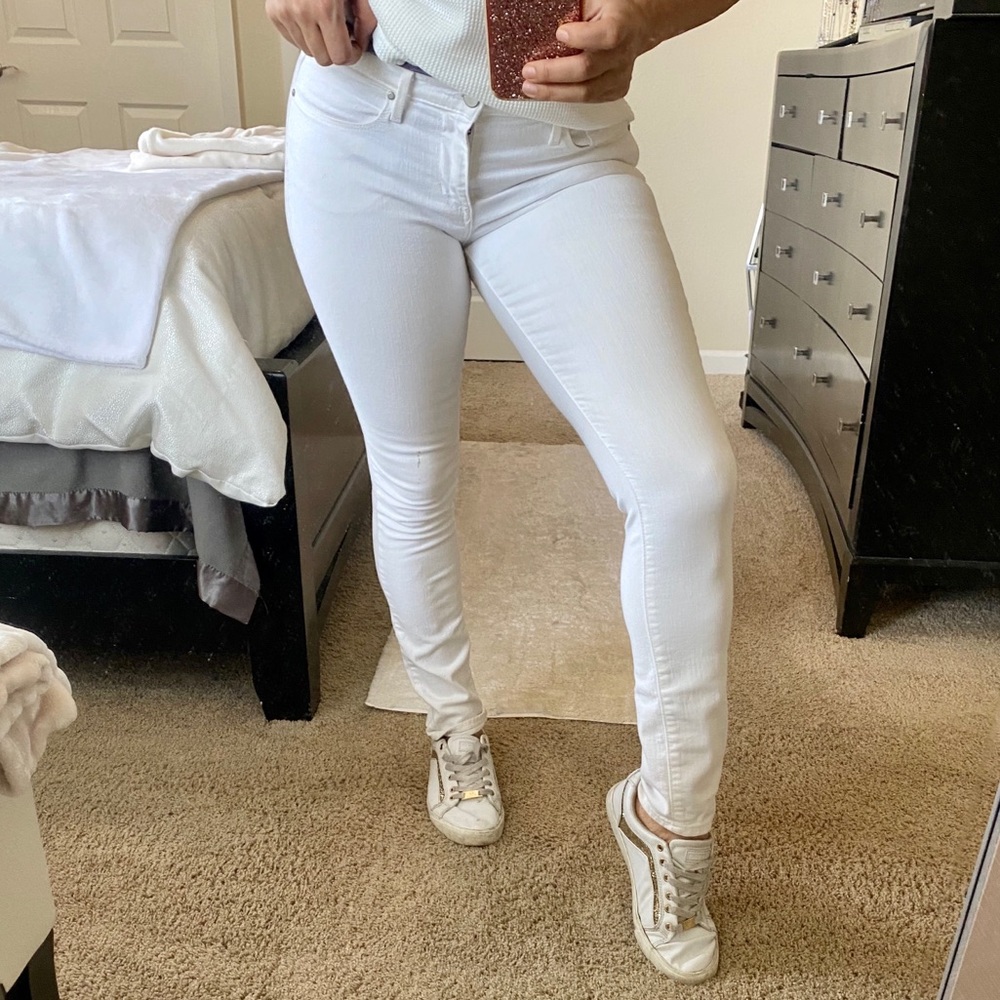 Cute white skinny jeans, DKNY, sz 4 - Picture 8 of 8